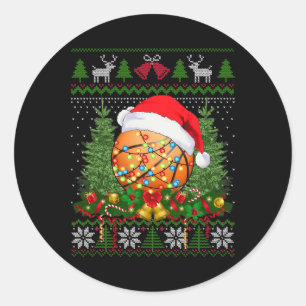 Adesivo Basquete Natal Ugly Family Oferece Amor Esporte