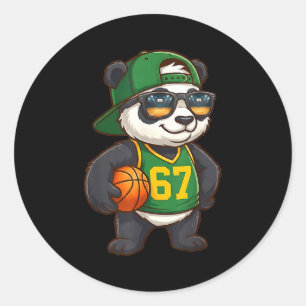 Adesivo Basquete Panda 67 Geração Alpha Gíria Srts Homens 