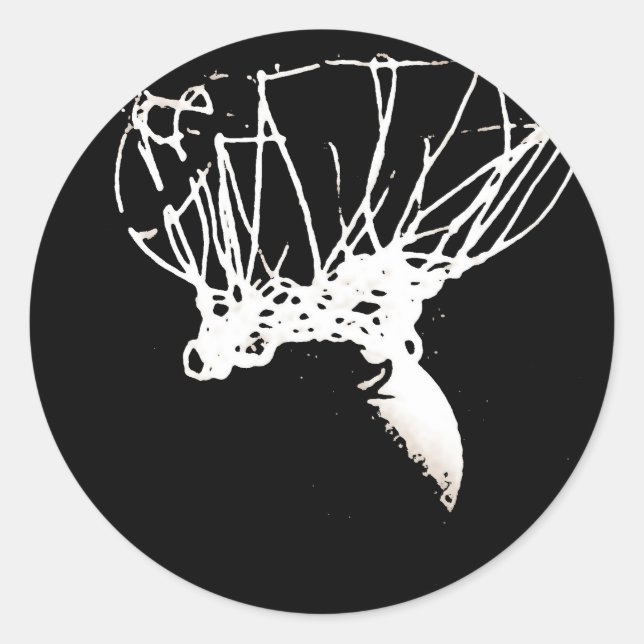 Adesivo Basquete Pop de Arte Branca Negro (Frente)