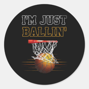 Adesivo Basquete, sou apenas o treinador da equipe de joga