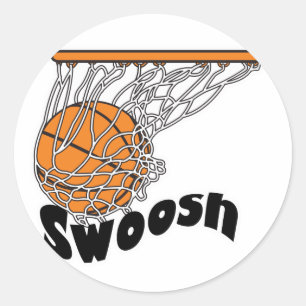Adesivo basquete swoosh