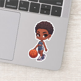 Adesivo basquetebol bonito