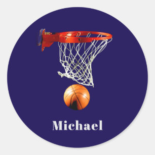 Adesivo Basquetebol Substitua pelo Seu Nome