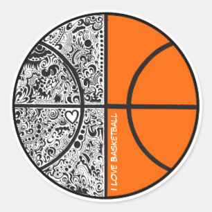 Adesivo Basquetebol tribal