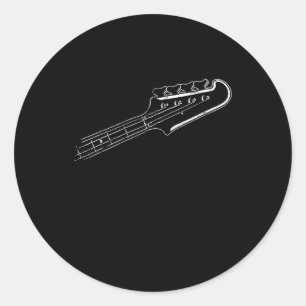 Adesivo Bass Player Bass Guitar Design