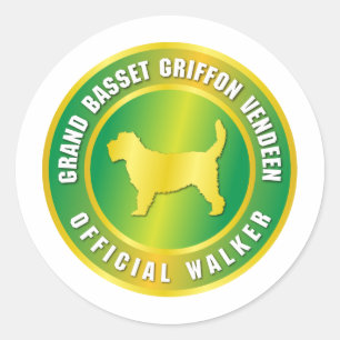 Adesivo Basset grande Griffon Vendeen