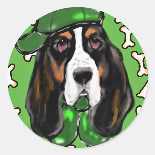 Adesivo Basset Hound (Frente)