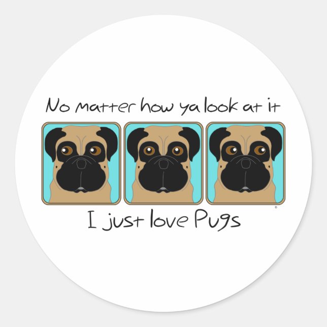 Adesivo Basta Amar Citação e Engraçados Olhando ao Redor (Frente)