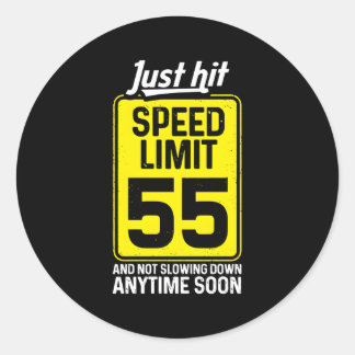 Adesivo Basta Atingir O Limite De Velocidade 55 E Não Desa