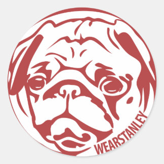 Adesivo bastão com caneta - vermelho