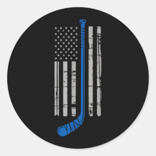 Adesivo Bastão de Hóquei Bandeira Americana
