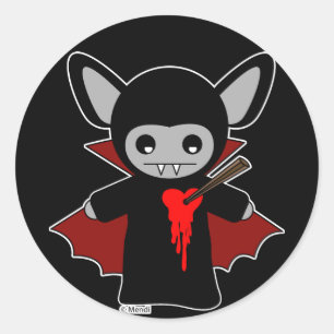 Adesivo Bastão de vampiro bonito de Lil
