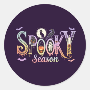 Adesivo Bastões de Halloween bonitos, Dia das Bruxas de Ma