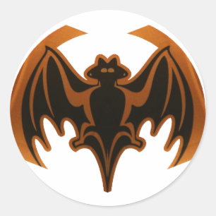 Adesivo Bat Brown O MUSEUM Zazzle dá presentes
