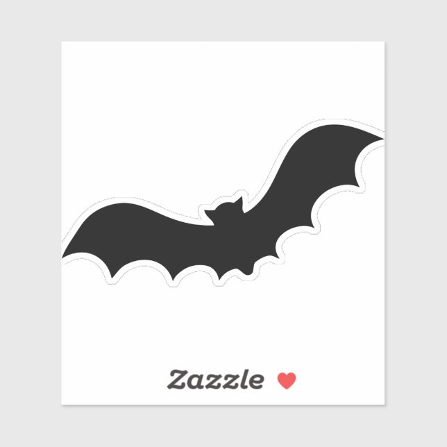 Adesivo Bat Sticker - Diversão do Halloween (Folha)