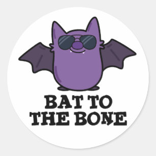 Adesivo Bat To Bone Cute Animal Pun