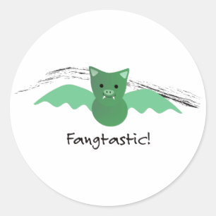 Adesivo Bat Verde Fangtástico