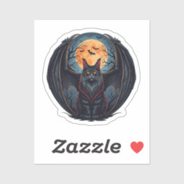 Adesivo Bat Wing Coon - Halloween do Maine Coon