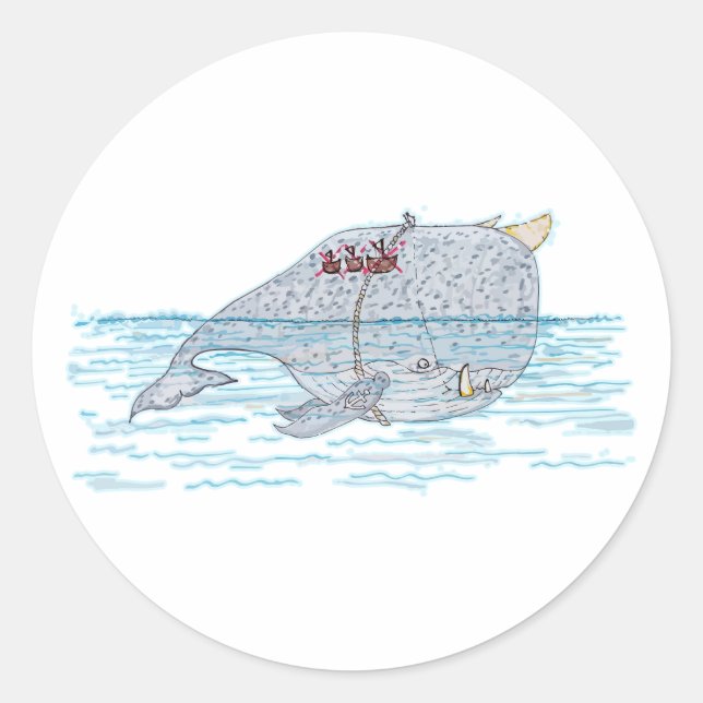 Adesivo Batalha de Chifre-Baleia (Frente)