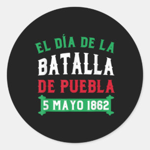 Adesivo Batalha De Puebla Por Cinco De Mayo
