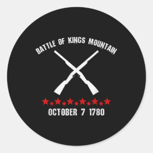 Adesivo Batalha Do Kings Mountain Revolucionario War 1780