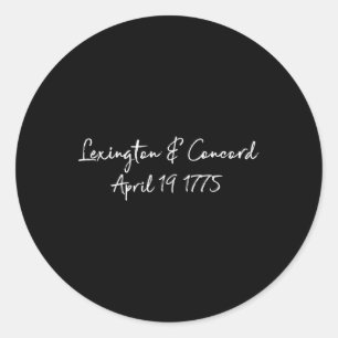 Adesivo Batalha Lexington E Concord Revolução De Abril De 