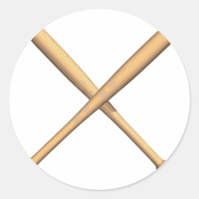 Adesivo Batatas cruzadas de beisebol (Frente)