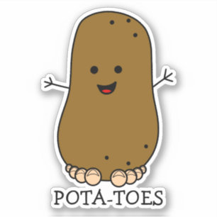 Adesivo Batatas Engraçadas Batata