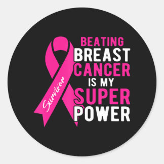 Adesivo Bater No Cancer Da Mama É Minha Superpotência Mulh