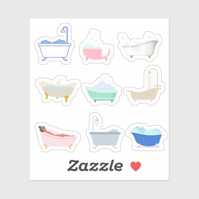 Adesivo Bath Tub Stickers (Folha)