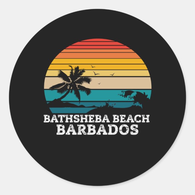 ADESIVO BATHSHEBA BEACH BARBADOS (Frente)