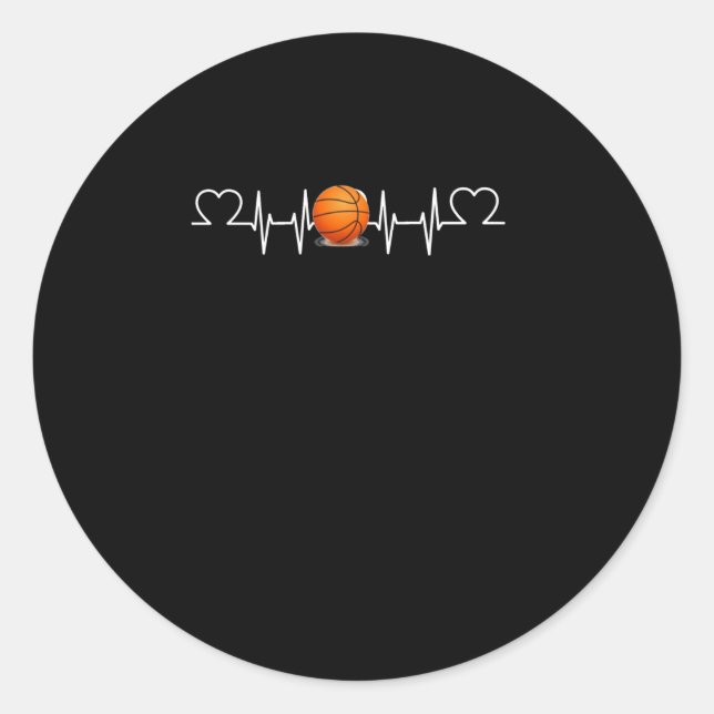Adesivo Batida de Basquete Funny Basball Lover (Frente)