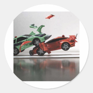 Adesivo batida de carro