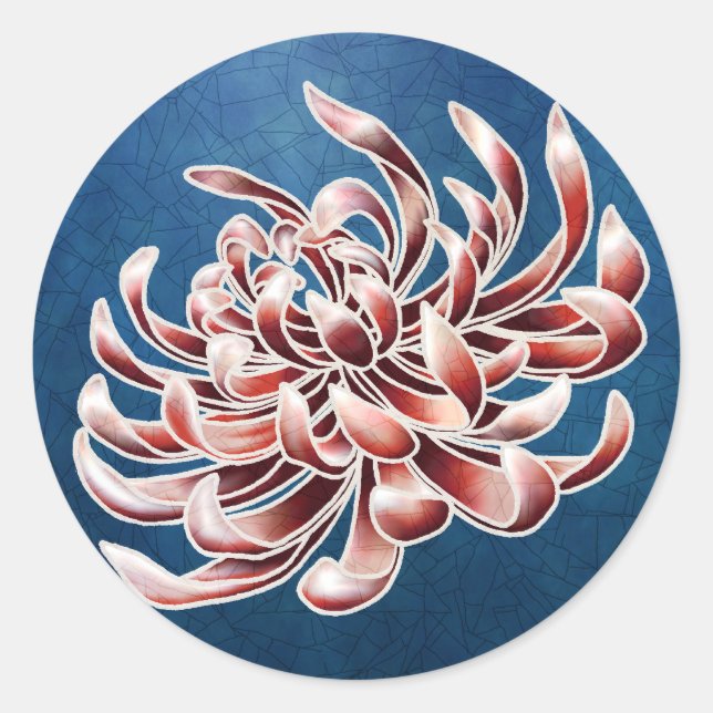 Adesivo Batik Chrysanthemum (Frente)