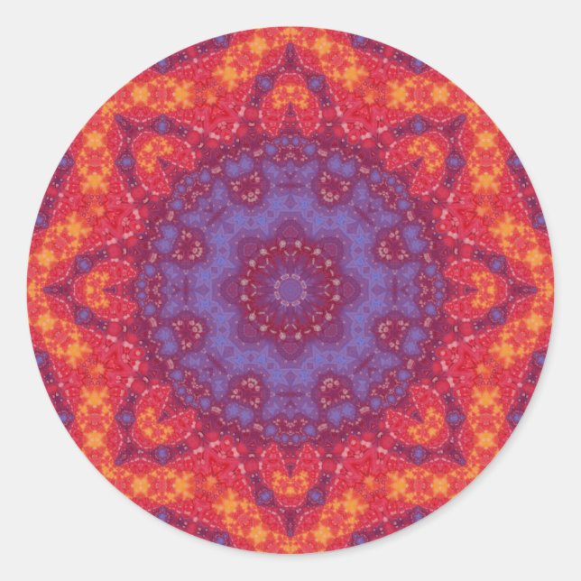 Adesivo Batik Sunset Watercolor Mandala (Frente)
