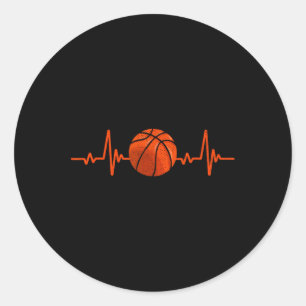 Adesivo Batimento de basquete com pulsação Vintage Retro B