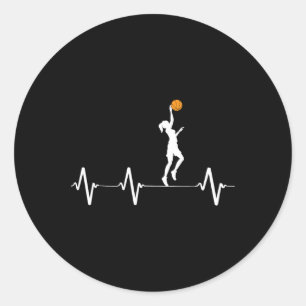 Adesivo Batimentos de basquete para mulheres e meninas