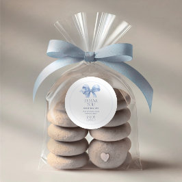 Adesivo Batismo dos Meninos Obrigado Sticker - Arco Azul