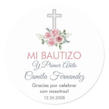 Batismo e Primeiro Aniversário Favorecem Rosas Ros