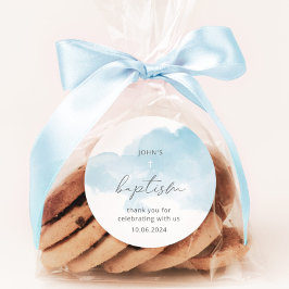 Adesivo Batismo mínimo do céu azul