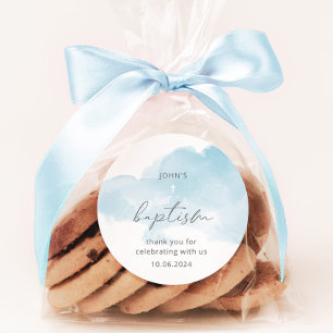 Adesivo Batismo mínimo do céu azul