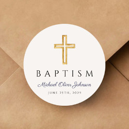 Adesivo Batismo religioso entre Meninos Religiosos com Scr