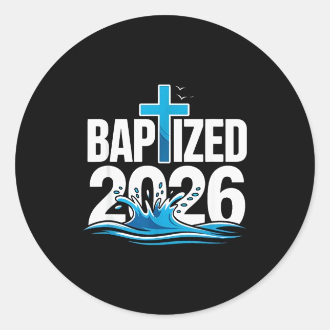 Adesivo Batizado 2026  (Frente)