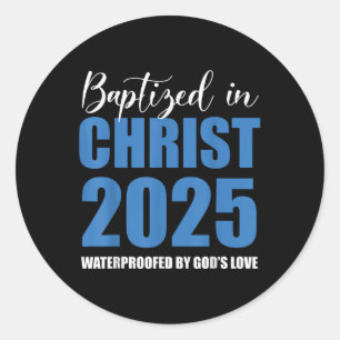 Adesivo Batizado Em Cristo De 2025 Batismo Católico Jesus 