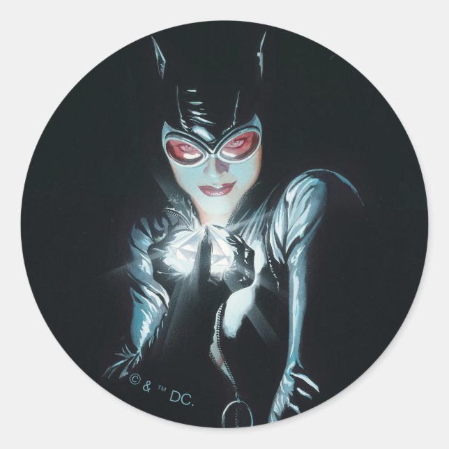 Adesivo Batman Catwoman Faces of Evil Cover Illustration (Frente)