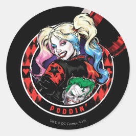 Adesivo Batman | Harley Quinn Winking Com Mallet