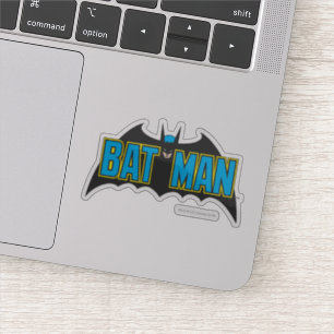 Adesivo Batman  Logotipo azul Vintage