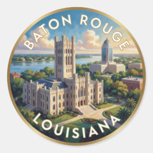 Adesivo Baton Rouge Capitólio Estadual da Louisiana