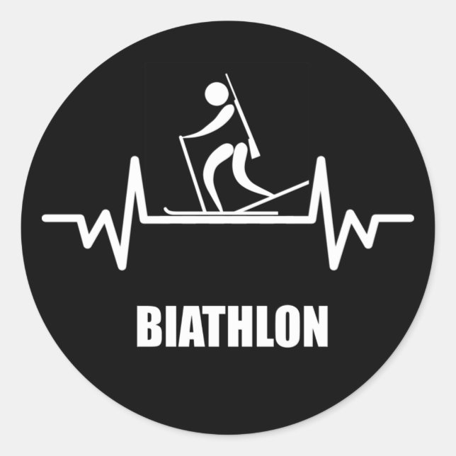 Adesivo battement de coeur biathlon (Frente)