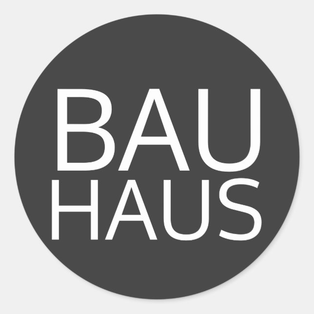 Adesivo Bauhaus (Frente)